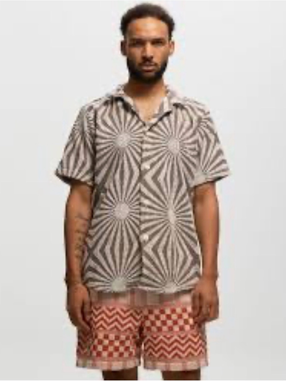 OAS Cortado Cuba Terry Button Front Shirt
